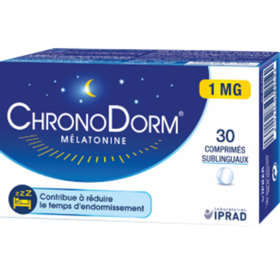 ChronoDorm Mélatonine 1 mg - 30 comprimés