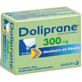 Doliprane 300 mg - 12 sachets