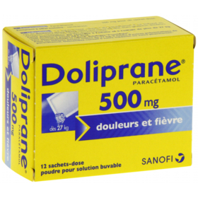 Doliprane 500 mg Paracétamol - 12 sachets