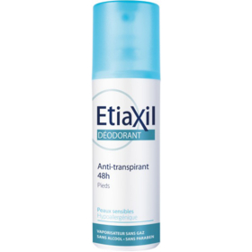 ETIAXIL - Déodorant Anti-Transpirant Pieds 48H Vaporisateur - 100 ml