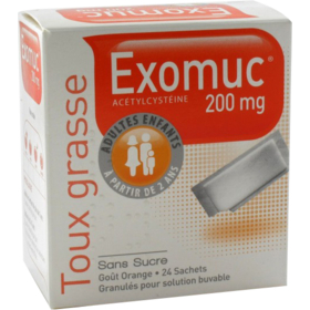 Exomuc 200 mg Toux Grasse - 24 sachets