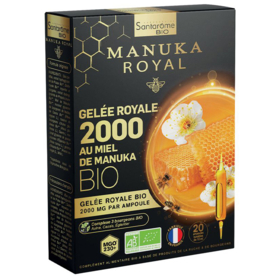 Gelée Royale 2000 au Miel de Manuka Bio - 20 ampoules