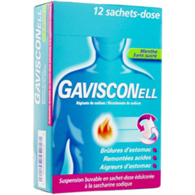Gavisconell Menthe Sans Sucre - 12 sachets