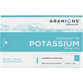 Granions Potassium - 30 ampoules buvables