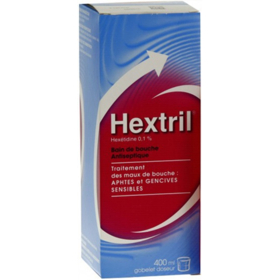 HEXTRIL - Bain de Bouche 0,1 % - 400 ml