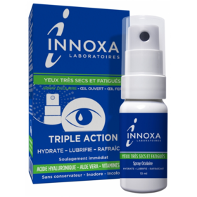 INNOXA TRIPLE ACTION - Spray Oculaire Yeux Très Secs et Fatigués - 10 ml