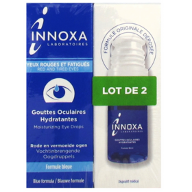 INNOXA GOUTTE BLEUE Gouttes Oculaires Hydratantes Bleues - Lot de 2 x 10 ml
