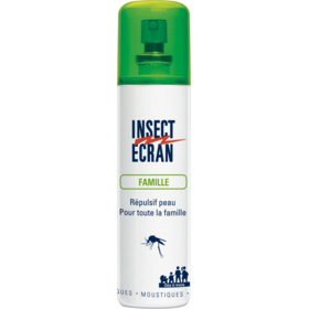 INSECT ECRAN - Spray Répulsif Anti-Moustiques Famille dès 24 mois - 100 ml