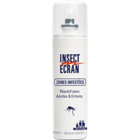 INSECT ECRAN - Spray Anti-Moustiques Zones Infestées - 100 ml