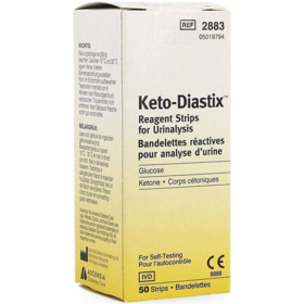 KETO-DIASTIX - Tests Urinaires - 50 bandelettes