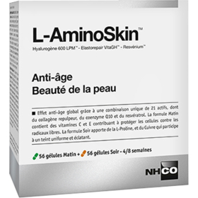 L-AMINOSKIN - Anti-Age & Peau - 56 gélules + 56 capsules