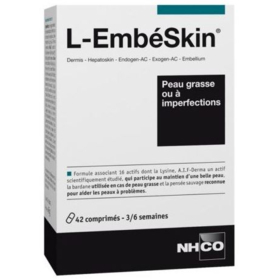 L-EMBESKIN - Peau Grasse ou à Imperfections - 42 comprimés