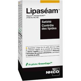 LIPASEAM - Satiété & Contrôle des Lipides - 84 gélules