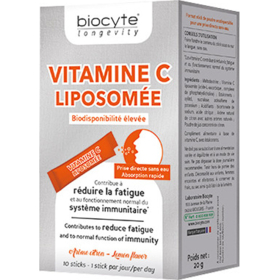 LONGEVITY - Vitamine C Liposomée Fatigue - 10 sticks