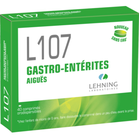 L107 Gastro-Entérites Aiguës - 40 comprimés orodispersibles