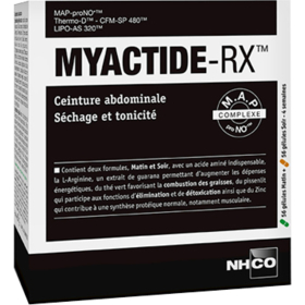 MYACTIDE-RX - Ceinture Abdominale - 56 gélules + 56 capsules