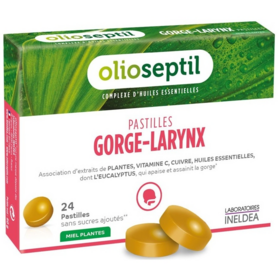 OLIOSEPTIL -Larynx  - 24 ¨pastilles