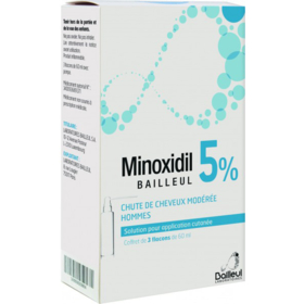 Minoxidil 5% 3 Flacons - 60 ml