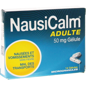NausiCalm Nausées & Vomissements Adulte - 14 gélules