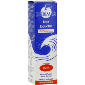 STERIMAR Spray Nasal Hypertonique Nez Bouché - 100 ml
