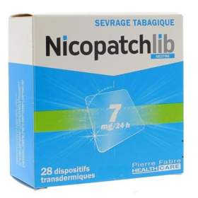 Nicopath Lib - Sevrage Tabagique 7 mg/24 h - 28 patchs