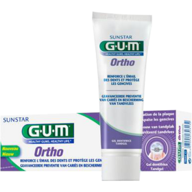 GUM ORTHO - Gel Dentifrice - 75 ml