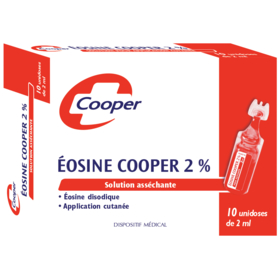 Eosine 2 % - Solution Asséchante 2 ml - 10 unidoses