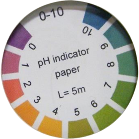 Papier Ph 0-10 Equilibre Acido-Basique - 5 m