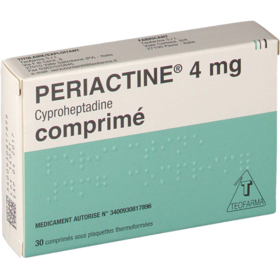 Periactine 4 mg - 30 comprimés