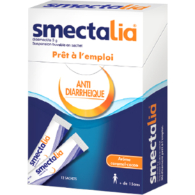 SMECTALIA - Anti-Diarrhéique Caramel Cacao - 12 sachets