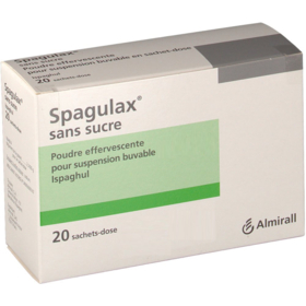 SPAGULAX - Poudre Effervescente Sans Sucre - 20 sachets-dose