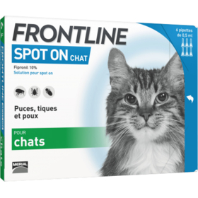FRONTLINE SPOT-ON - Anti Puces Chat - 6 pipettes