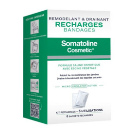 Recharges Bandages Remodelant et Drainant - 6 sachets