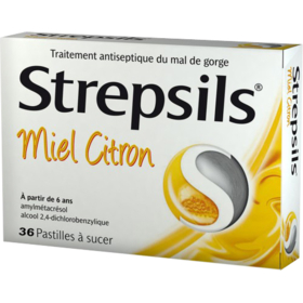 STREPSILS - Miel Citron - 36 pastilles