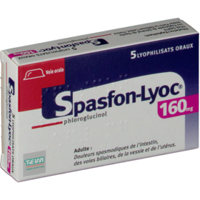 Spasfon-Lyoc Douleurs Spasmodiques de l'Intestin 160 mg - 5 unités
