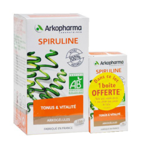 ARKOGELULES - Spiruline Bio - 150 gélules + 1 boite 45 gélules Offerte