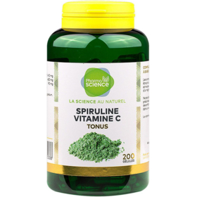 Spiruline & Vitamine C Tonus - 200 gélules