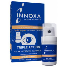 INNOXA TRIPLE ACTION - Spray Oculaire Yeux Rouges et Irrités - 10 ml