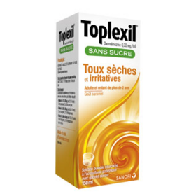 TOPLEXIL - Sirop Toux Sèche Sans Sucre - 150 ml