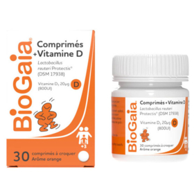 BIOGAIA - Vitamine D - 30 comprimés