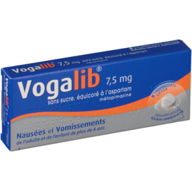Vogalib Nausées & Vomissements 7,5 mg - 8 unités