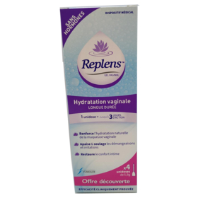 REPLENS - Hydratation Vaginale Longue Durée - 4 Unidoses