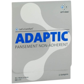 ADAPTIC - Pansement Non-Adhérent 10x10 cm - 10 pansements