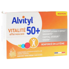 ALVITYL VITALITE 50+ - Effervescent - 30 comprimés