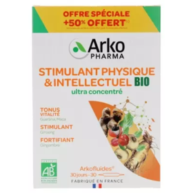 Arkofluides Bio Stimulant Physique et intellectuel 30 ampoules