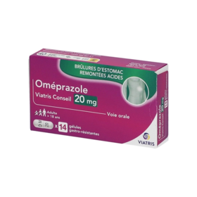 Oméprazole Reflux Gastro-Oesophagien 20 mg 14 gélules