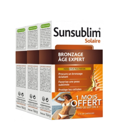 Sunsublim Bronzage Âge Expert Préparateur 3 mois