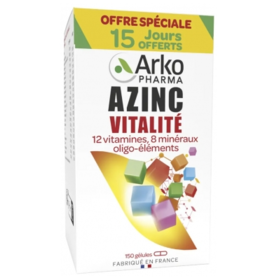 Arkopharma Azinc Vitalité 120 gélules+30 offertes