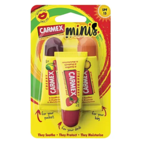 Carmex Baume Lèvres SPF15 3 Minis tubes