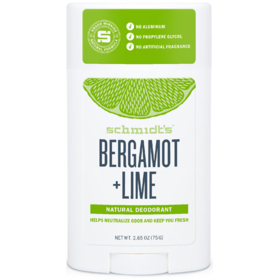 Déodorant 100% Origine Naturelle – Bergamote et Citron Vert - 58 ML